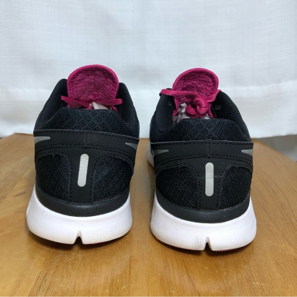 Nike Women's Flex 2013 Run 580440-003 Black Pink  Lace Up Running Shoes 8.5 - Picture 7 of 12